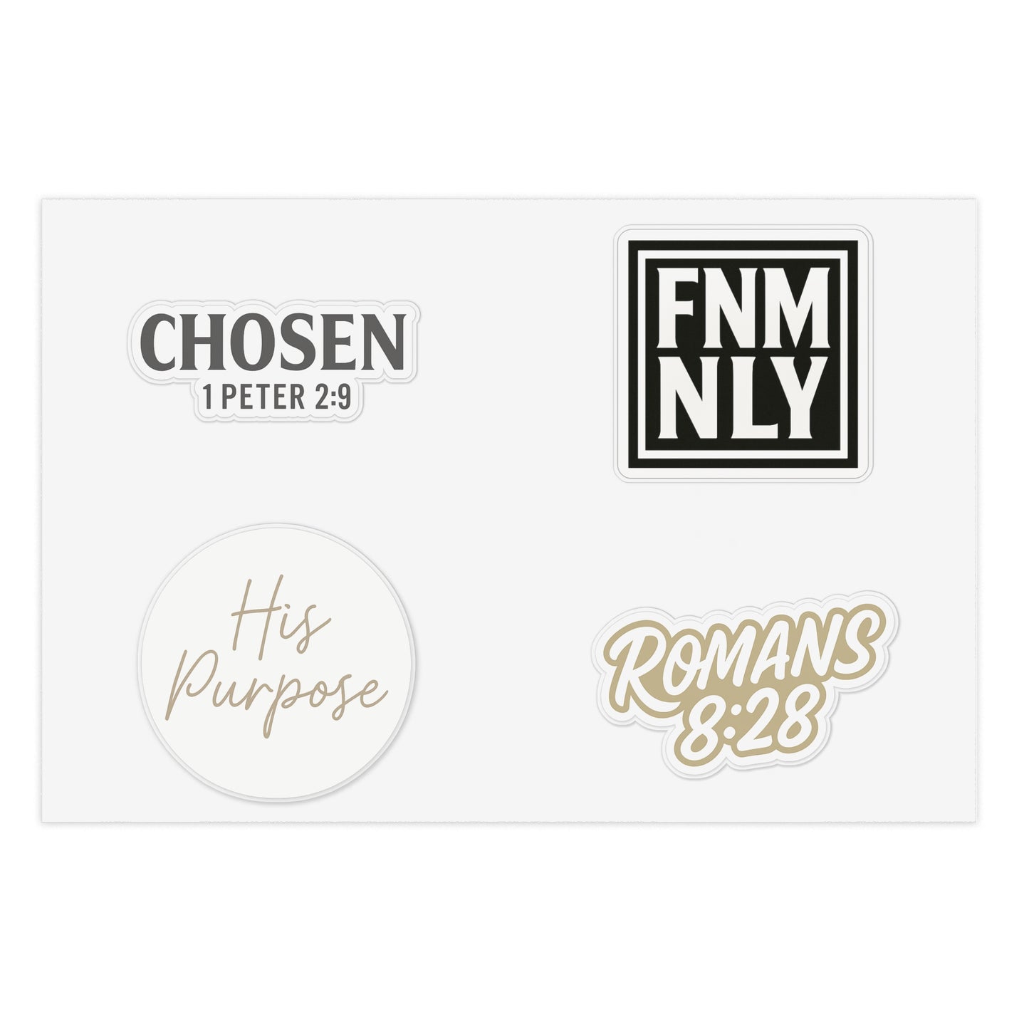 Faith Sticker Set – His Purpose Co. Exclusive