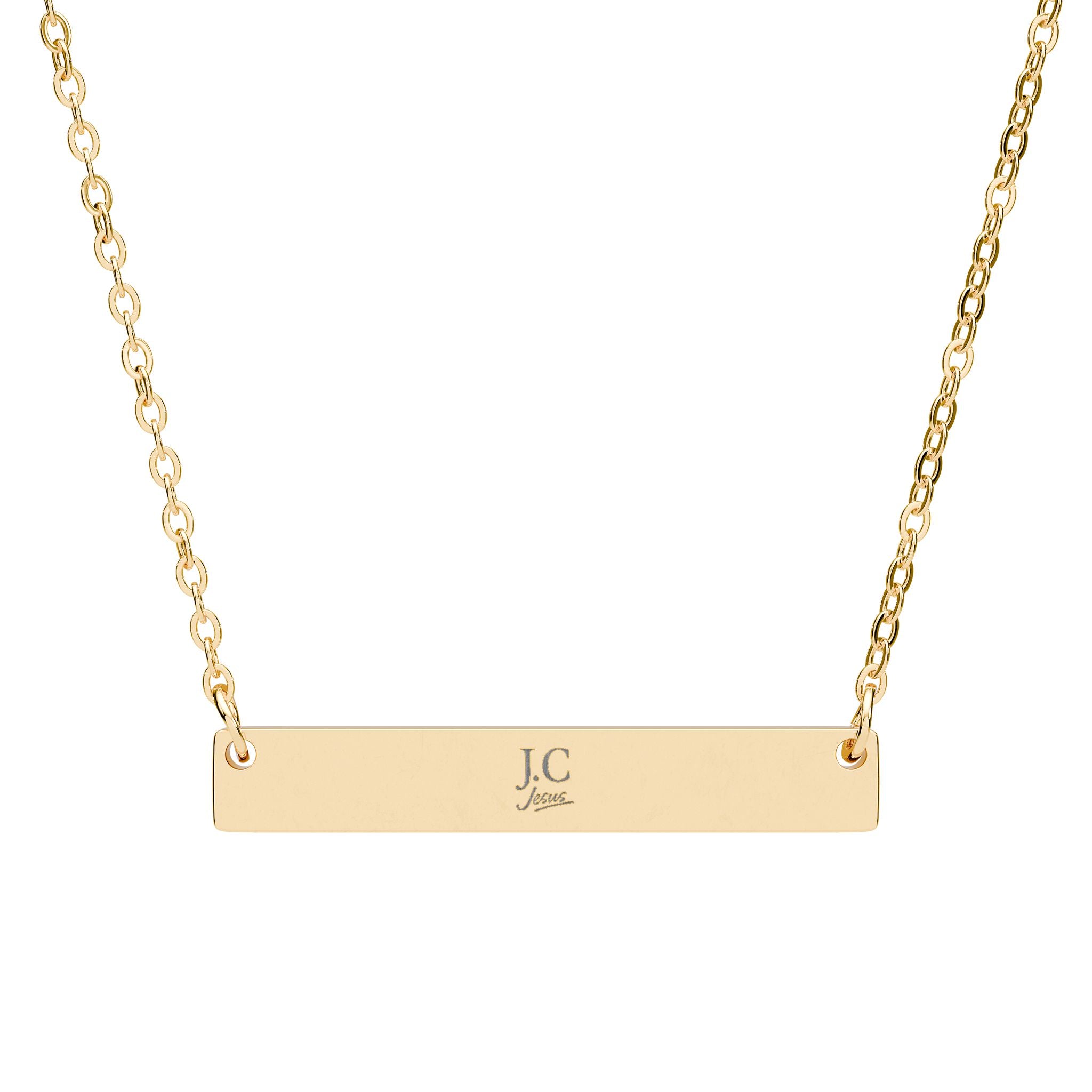 JC Signature Bar Necklace