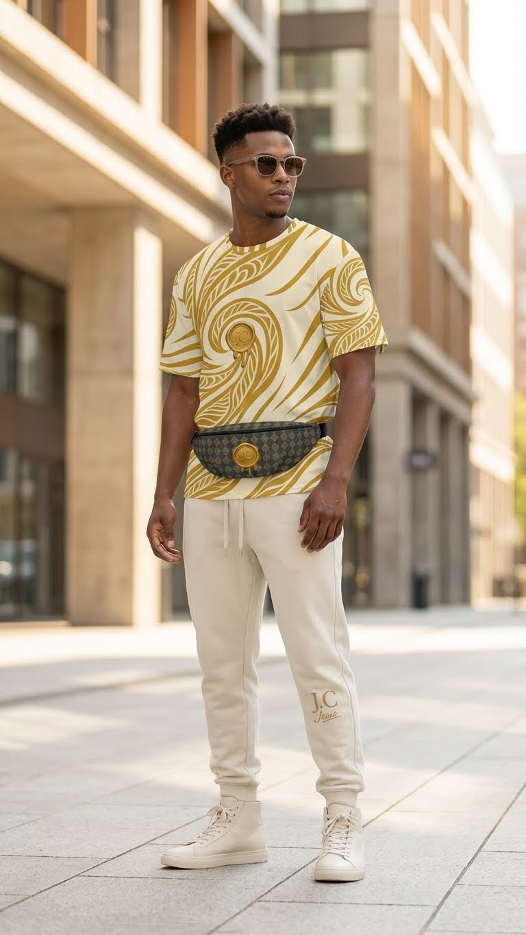 JC Kingdom Waves Tee - Classic Cream