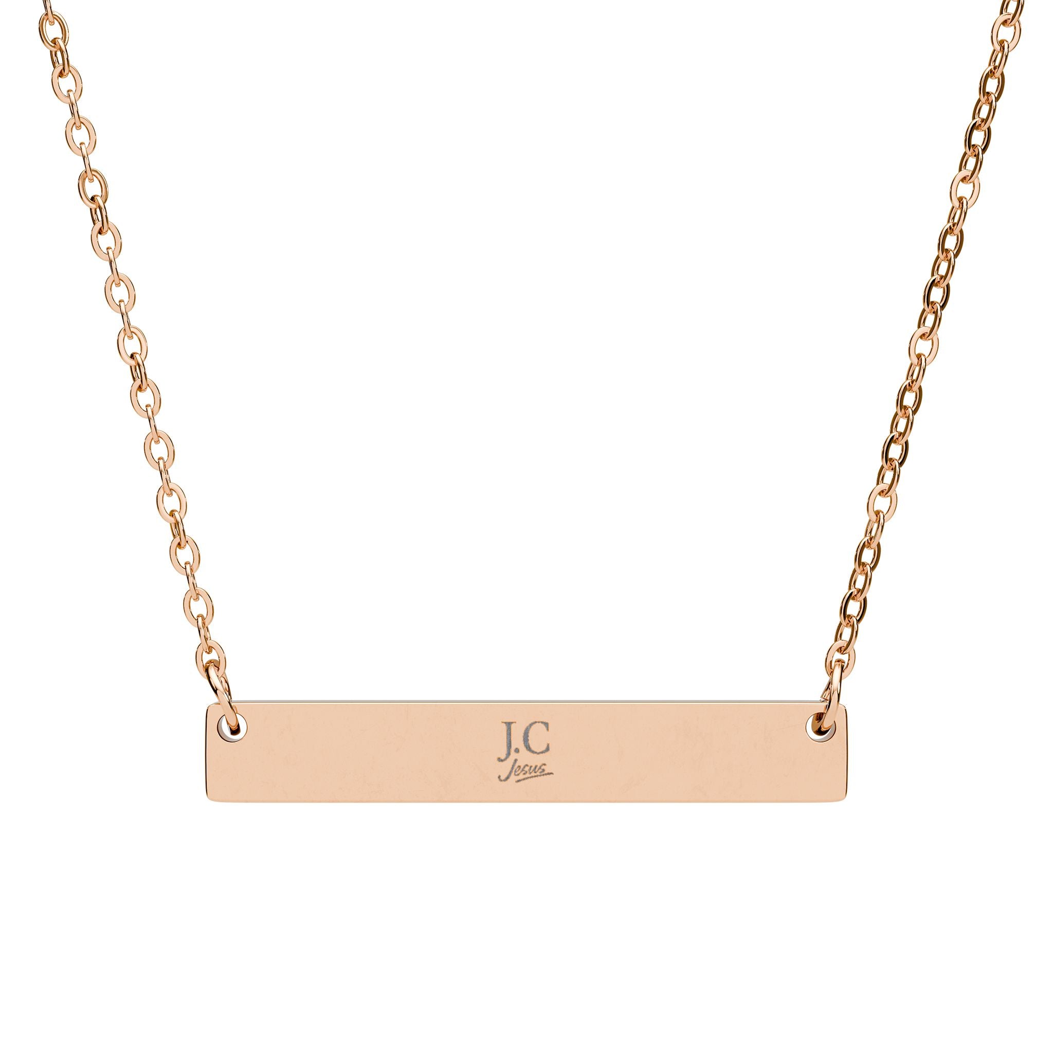 JC Signature Bar Necklace