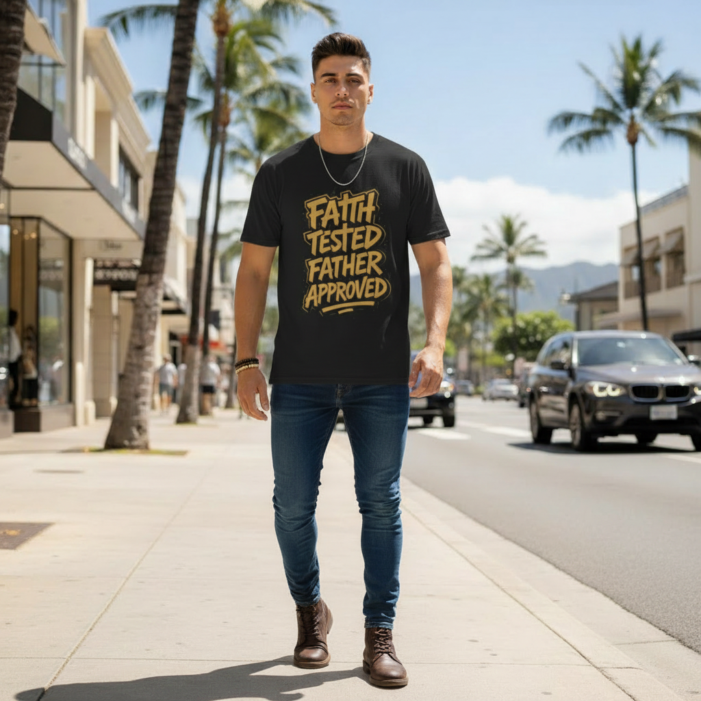 Faith Tested Father Approved Tee