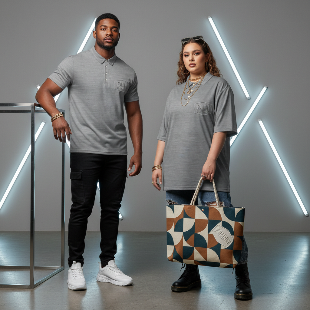 Faith Certified Charcoal Signature Polo